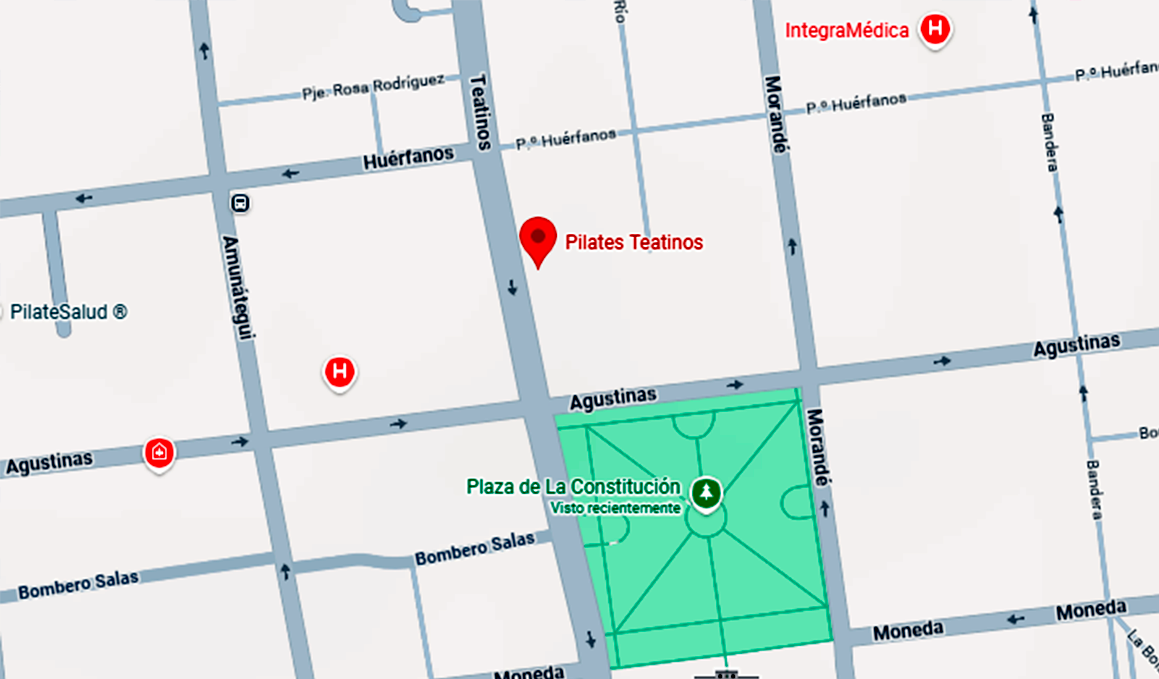 Ubicación Pilates Teatinos